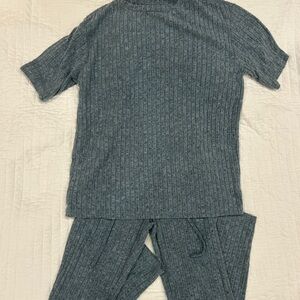 Cozy Blue/Gray Pajama Set. Size small.
